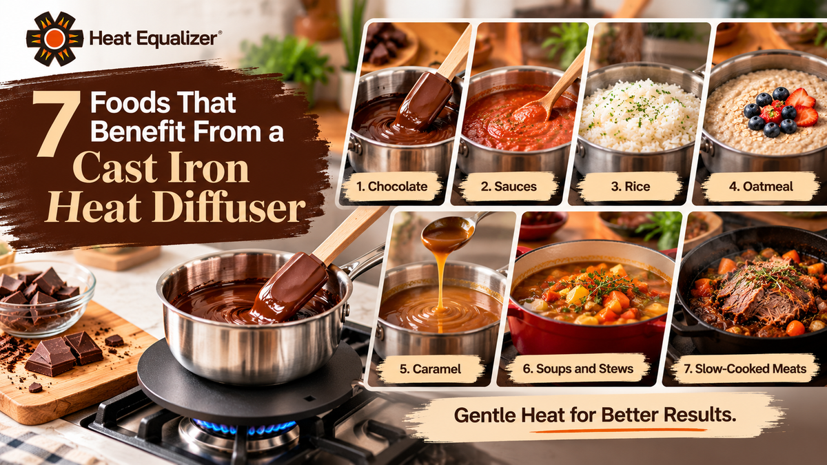 Cast Iron Heat Diffuser: 7 Foods That Benefit From Gentle, Even Heat
