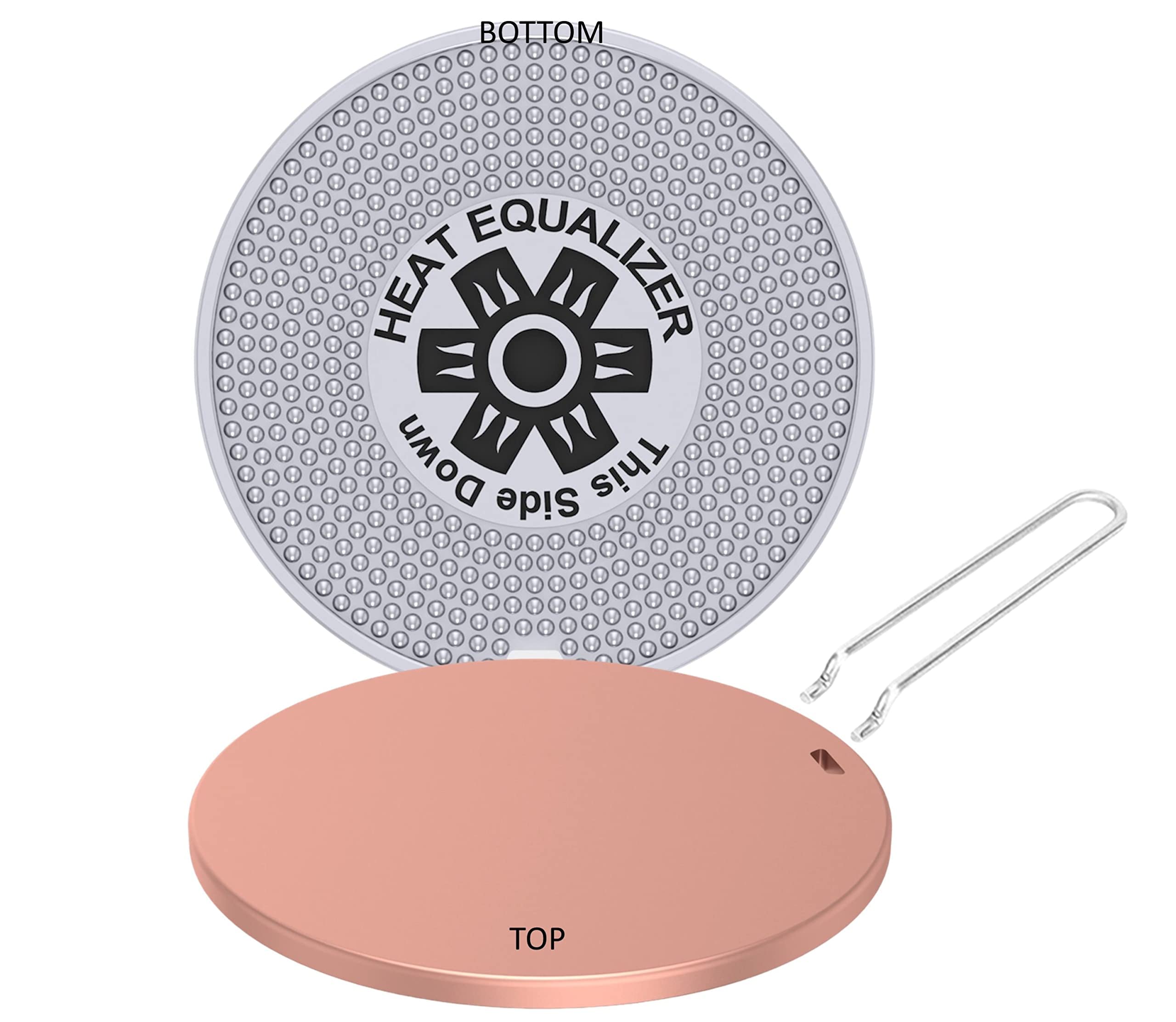 The Heat Equalizer Heat Diffuser for Gas Stove - Aluminum & Copper Alloy, Hot Plate & Stove Burner Cover, Ring Plate Cover