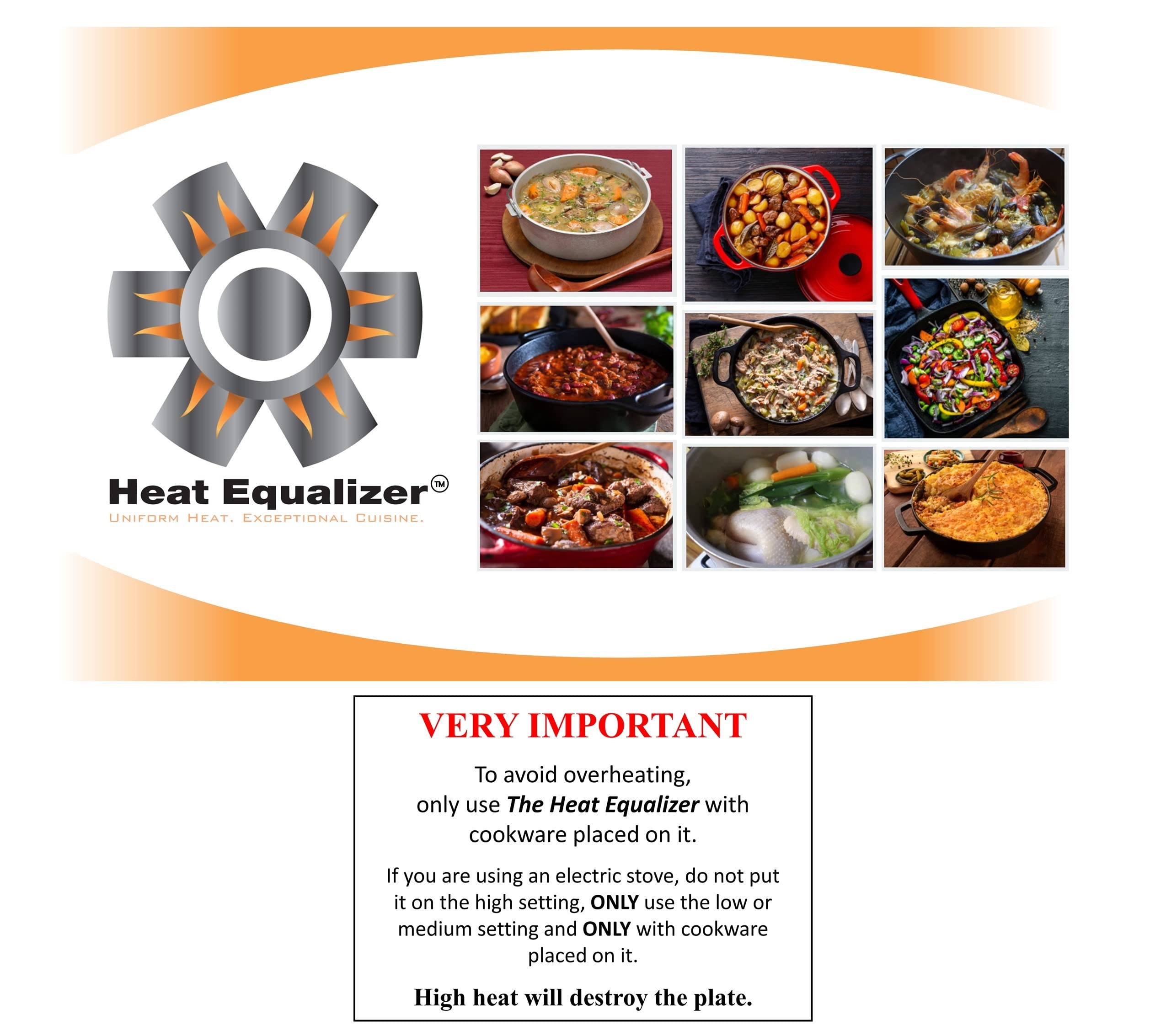 The Heat Equalizer Heat Diffuser for Gas Stove - Aluminum & Copper Alloy, Hot Plate & Stove Burner Cover, Ring Plate Cover