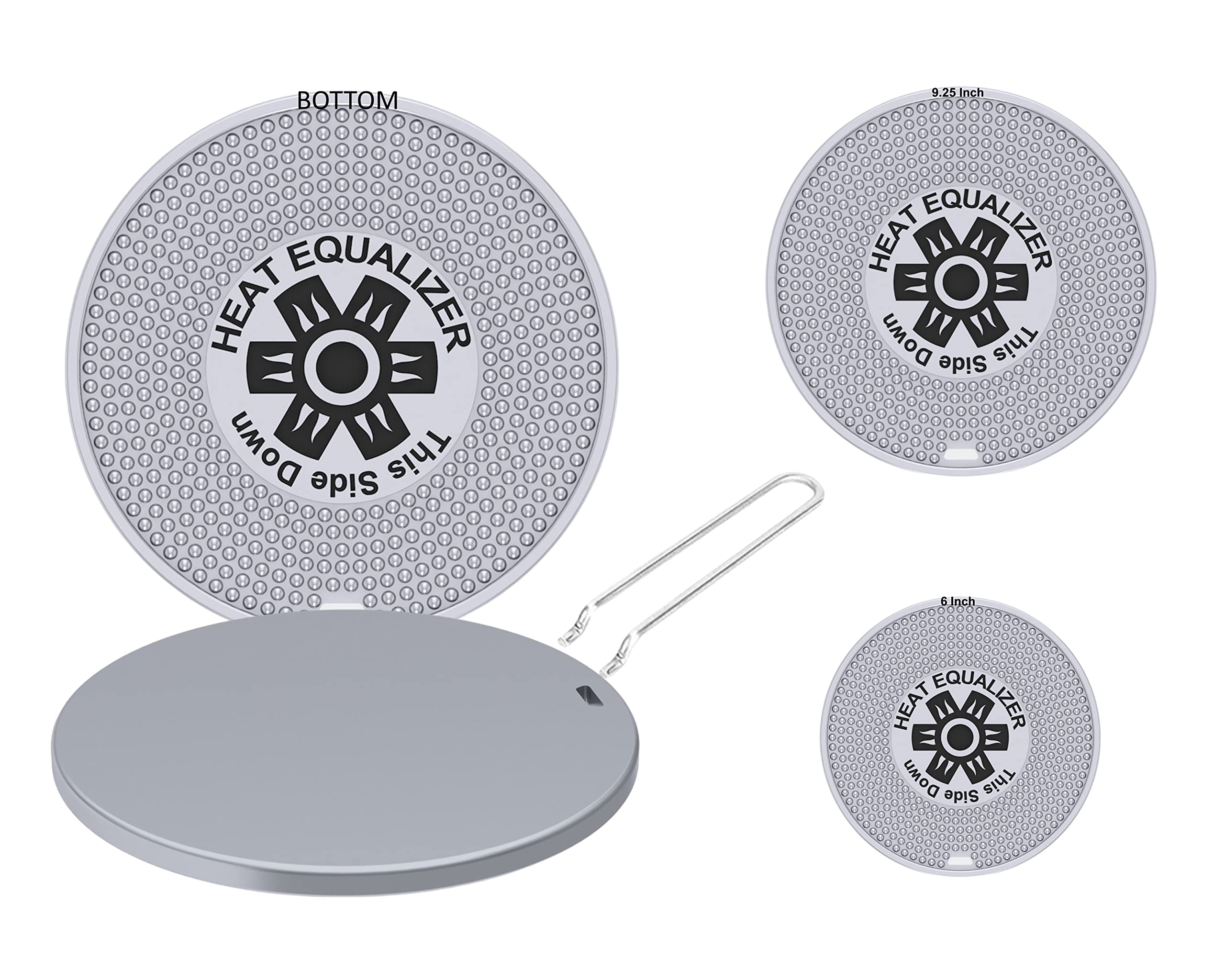 The Heat Equalizer Heat Diffuser for Gas Stove - Aluminum & Copper Alloy, Hot Plate & Stove Burner Cover, Ring Plate Cover