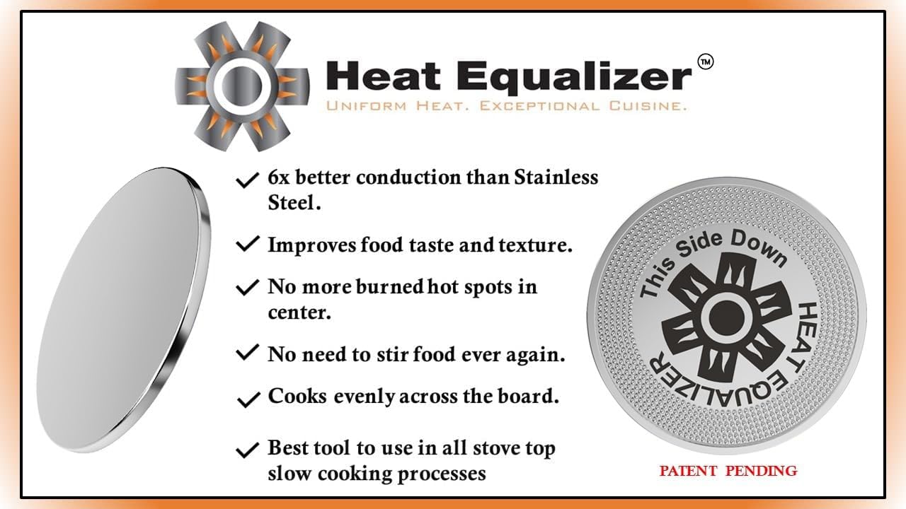 The Heat Equalizer Heat Diffuser for Gas Stove - Aluminum & Copper Alloy, Hot Plate & Stove Burner Cover, Ring Plate Cover