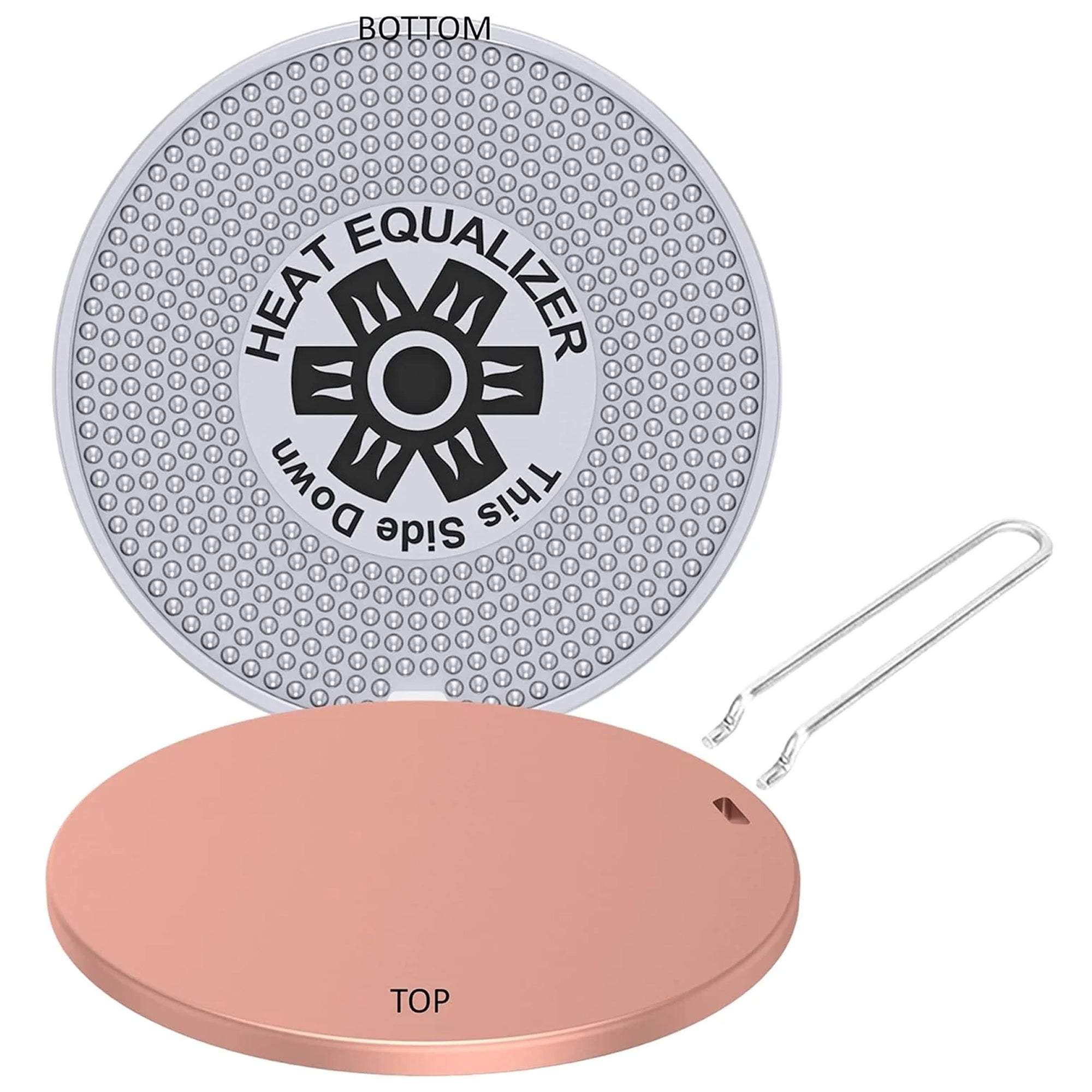 The Heat Equalizer Heat Diffuser for Gas Stove - Aluminum & Copper Alloy, Hot Plate & Stove Burner Cover, Ring Plate Cover